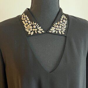 Gorgeoous black dress with sparkly beads!